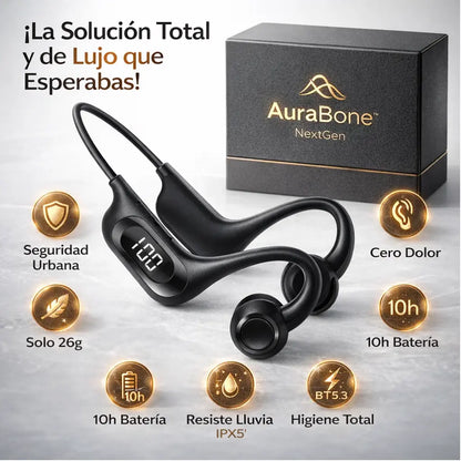 AuraBone | Audifonos de conducción osea