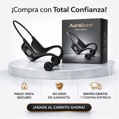 AuraBone | Audifonos de conducción osea