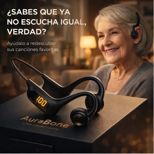 AuraBone | Audifonos de conducción osea