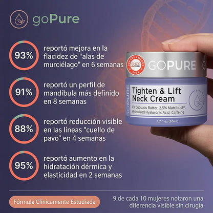 GOPURE Crema reafirmante para el cuello