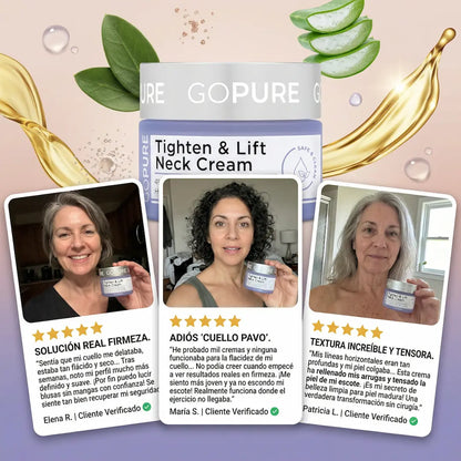 GOPURE Crema reafirmante para el cuello