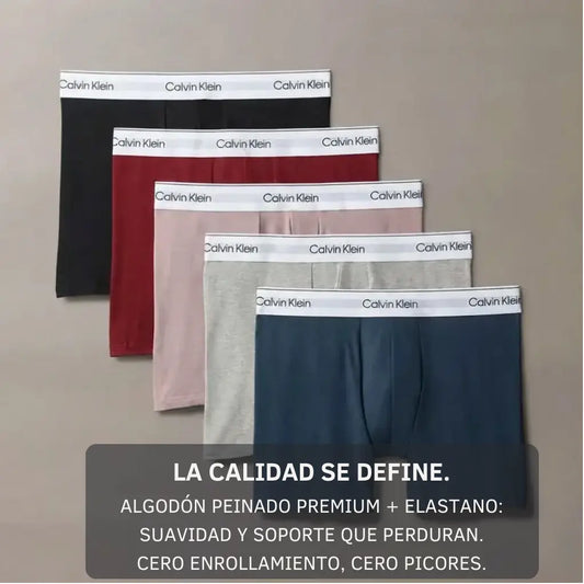 BOXERS X 10 UNDS + OBSEQUIO (6 Pares de medías) white